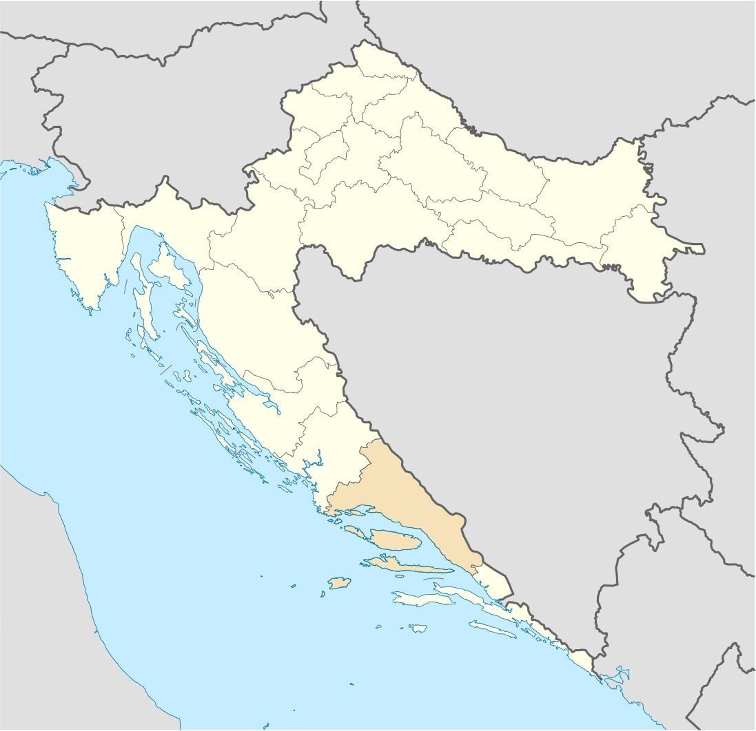 ramani ya dalmatia croatia