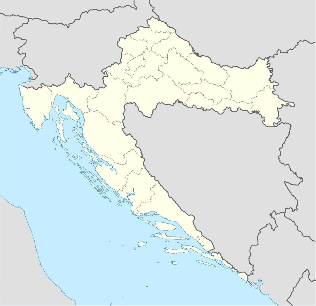 croatia ramani ya eneo