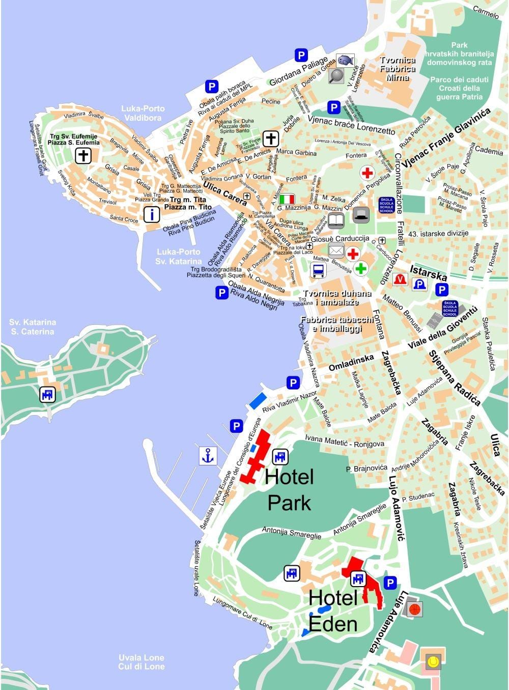 ramani ya rovinj croatia