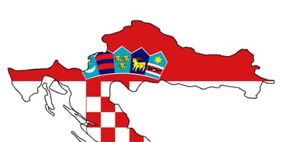 Croatia ramani bendera