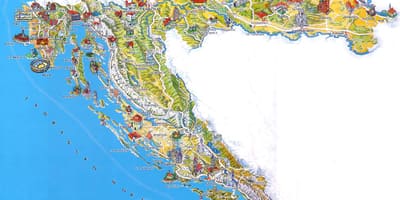 Croatia vivutio ramani