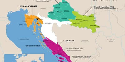 Ramani ya croatia wineries
