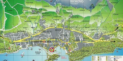 Ramani ya makarska croatia