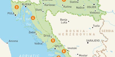 Ramani ya barabara ramani ya cavtat croatia